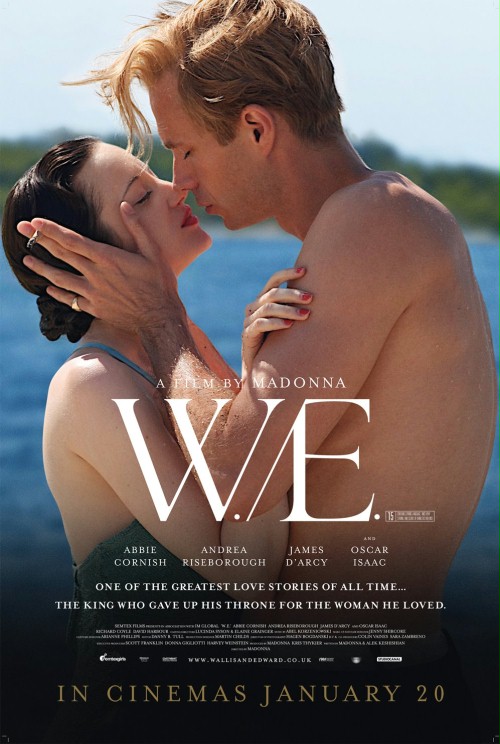 plakat: materiały dystrybutora/źródło: www.filmweb.pl (http://www.filmweb.pl/film/W.E.+Kr%C3%B3lewski+romans-2011-563978 )